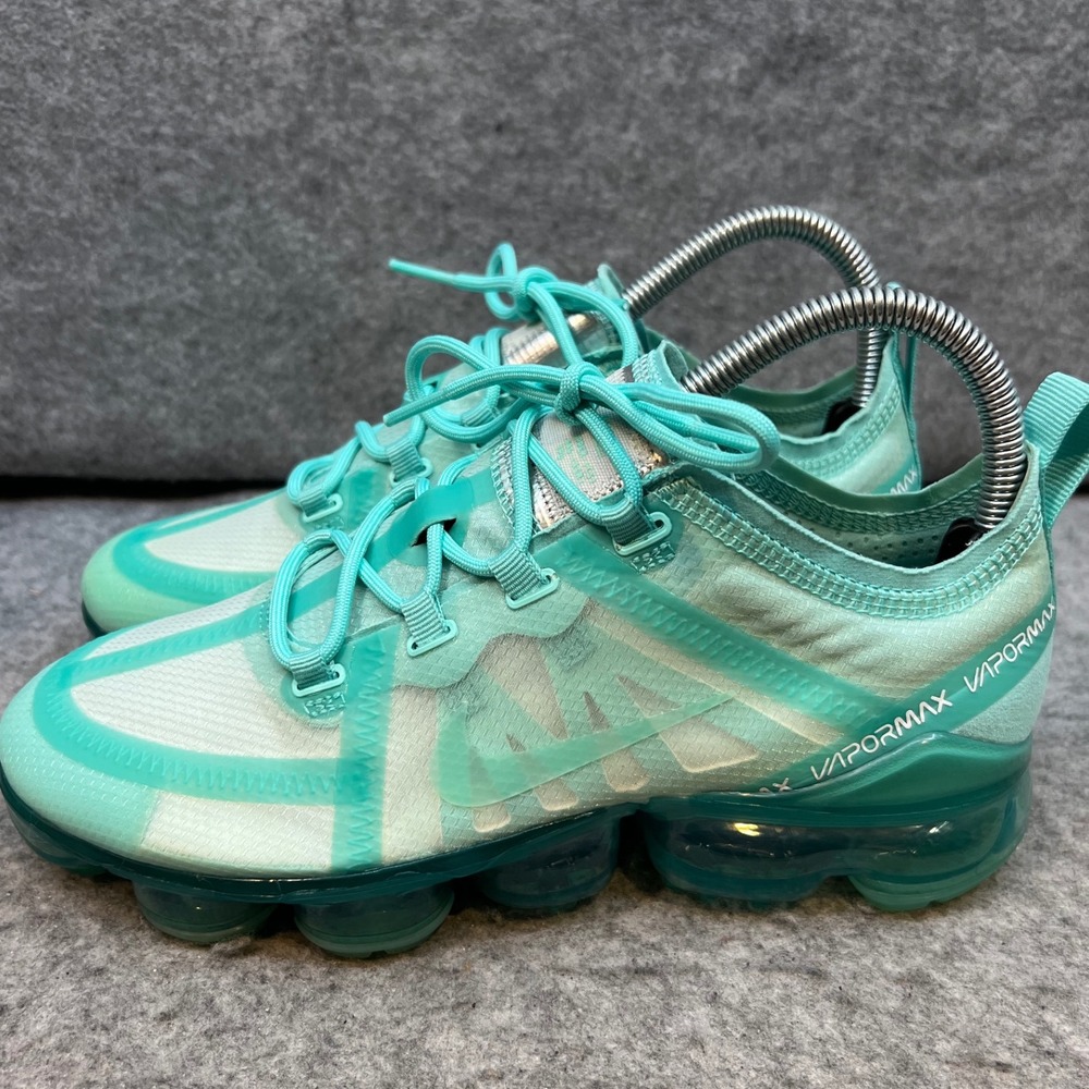 Nike Air VaporMax 2019 Women's‎ Running Shoes Teal Athletic Sneakers Size 7.5